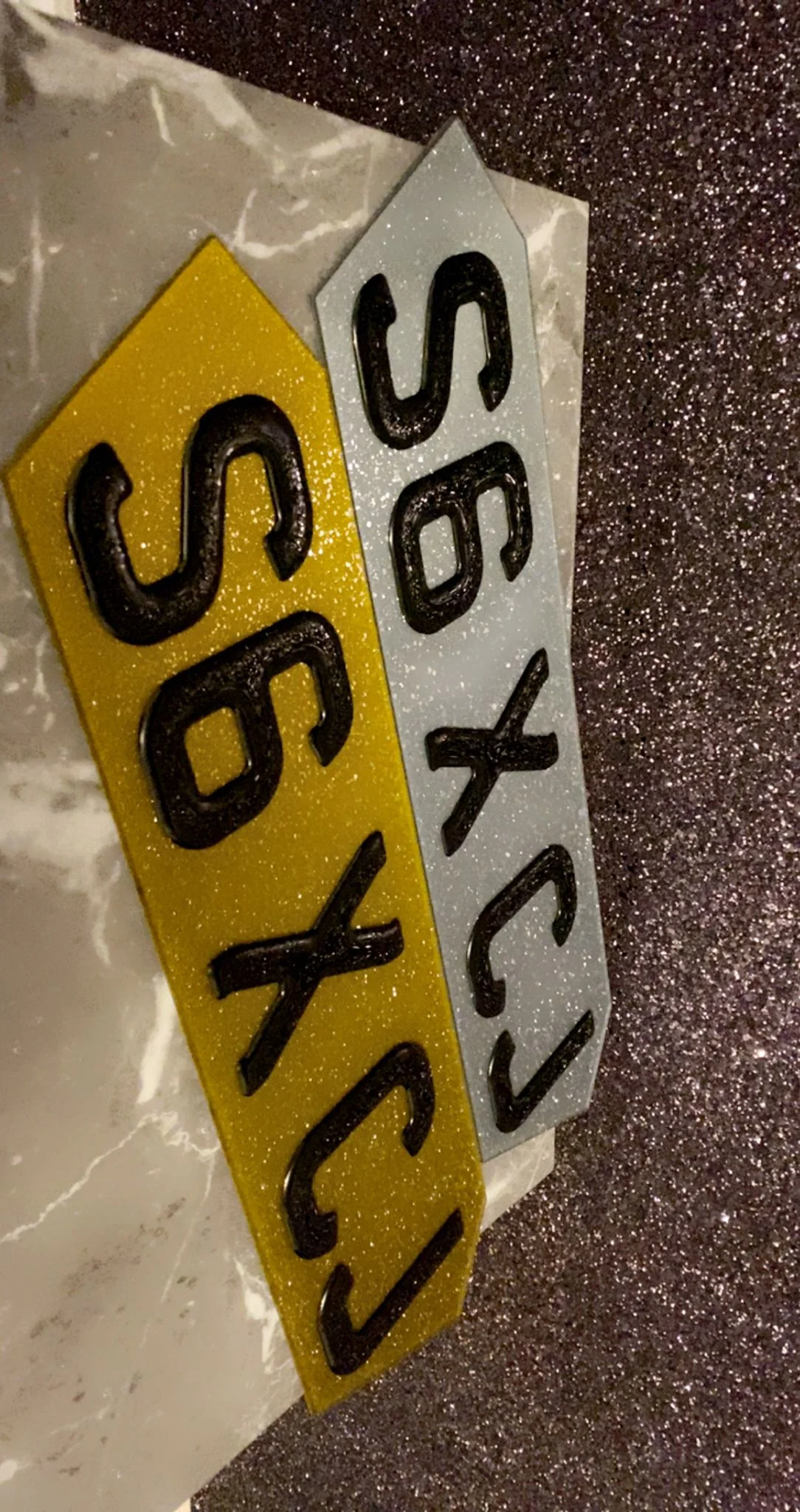 HEX STYLE NUMBER PLATES Customisable - Image 3